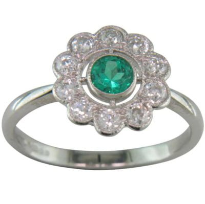 victorian emerald ring