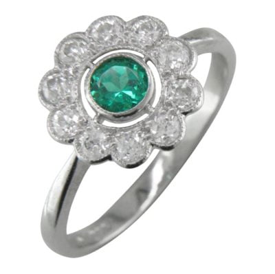 victorian emerald ring side