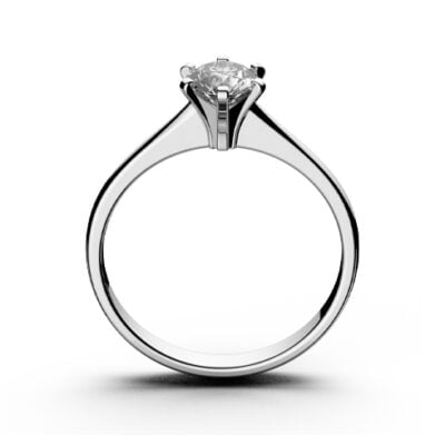 dr inel de logodna coriolan din aur alb cu diamant diamond engagement ring white gold a