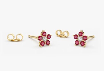 Cercei Ruby Flower