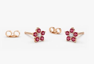 Cercei Ruby Flower - imagine 2