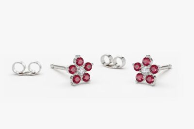 Cercei Ruby Flower - imagine 3